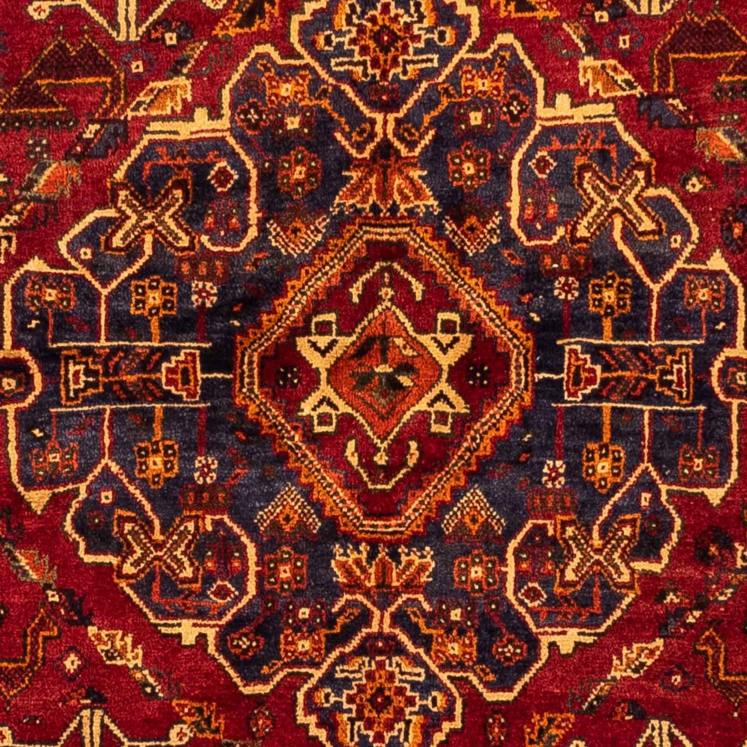 Tapis persan - Nomadic - 270 x 163 cm - rouge foncé
