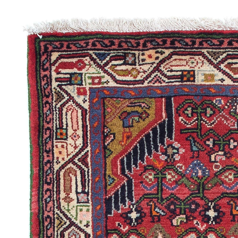 Tapis persan - Nomadic - 129 x 76 cm - rouge
