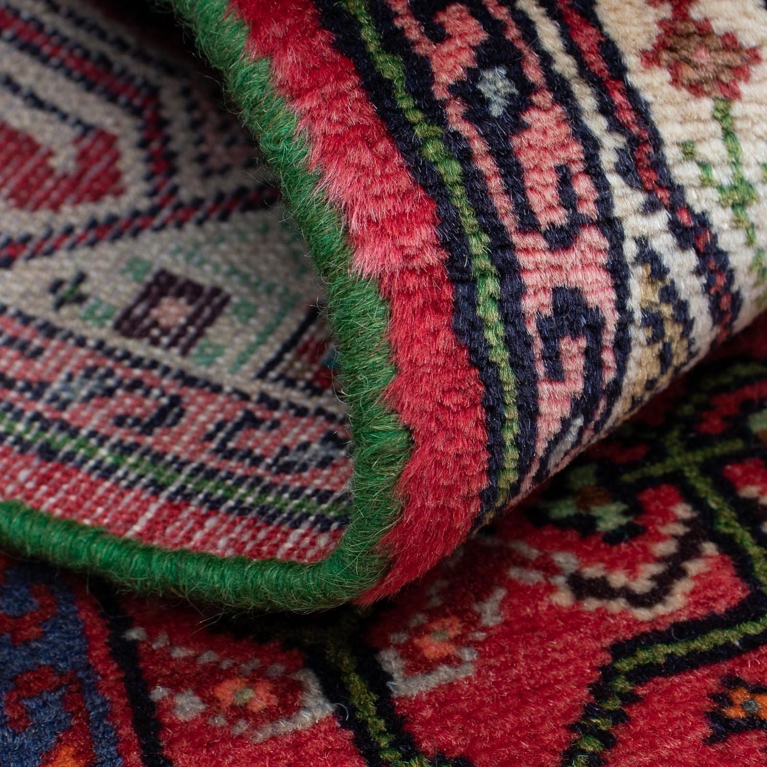 Tapis persan - Nomadic - 129 x 76 cm - rouge