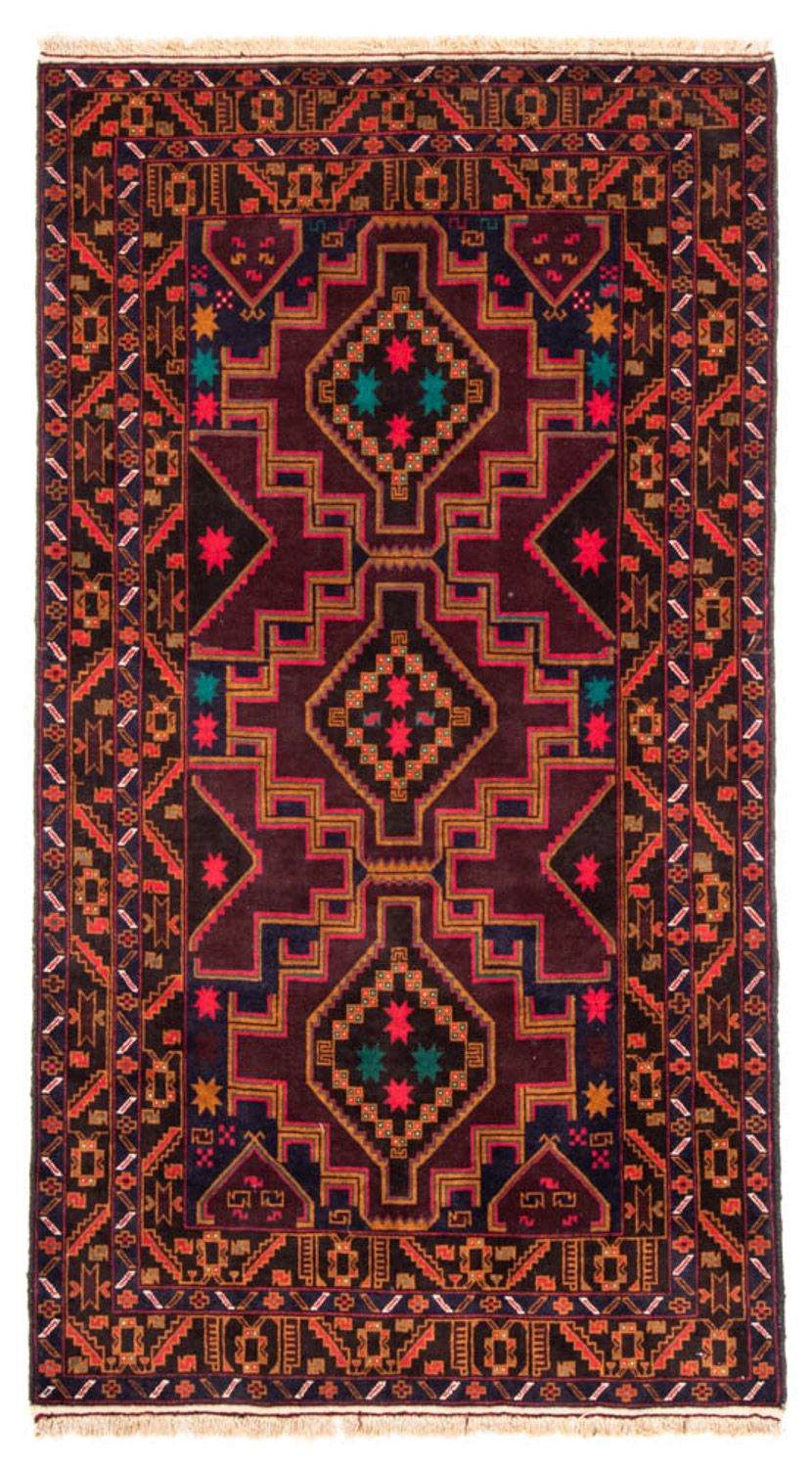 Tapis de couloir Tapis Belutsch - 193 x 106 cm - bleu foncé