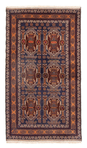 Tapis de couloir Tapis Belutsch - 184 x 107 cm - bleu foncé