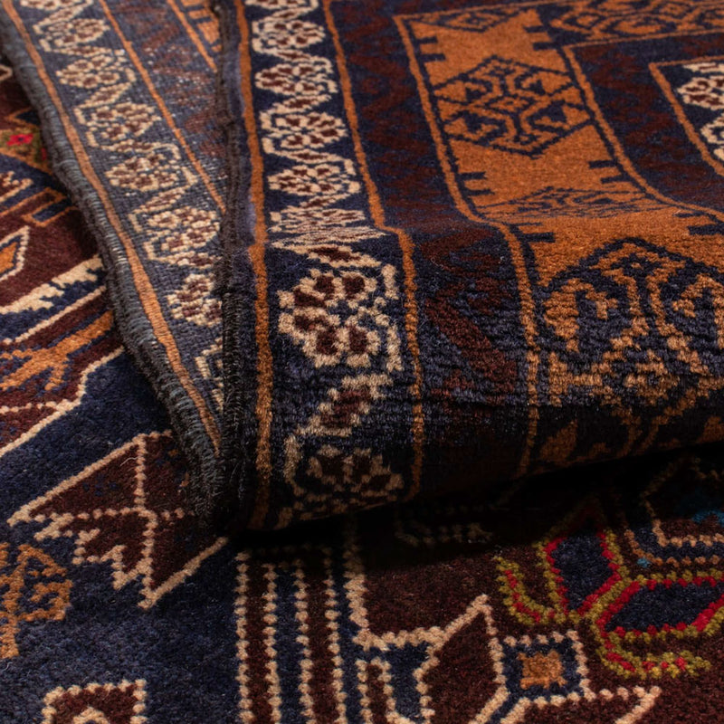 Tapis de couloir Tapis Belutsch - 184 x 107 cm - bleu foncé