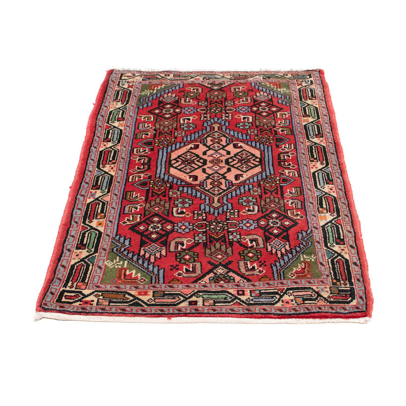 Tapis persan - Nomadic - 127 x 76 cm - rouge