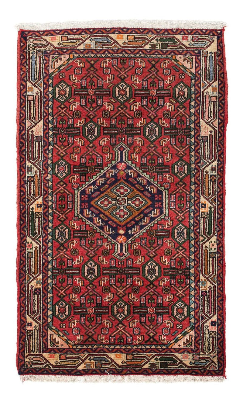 Tapis persan - Nomadic - 131 x 80 cm - rouge