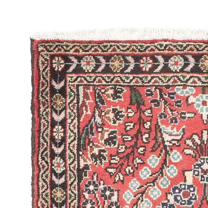 Tapis persan - Nomadic - 133 x 85 cm - rouge clair