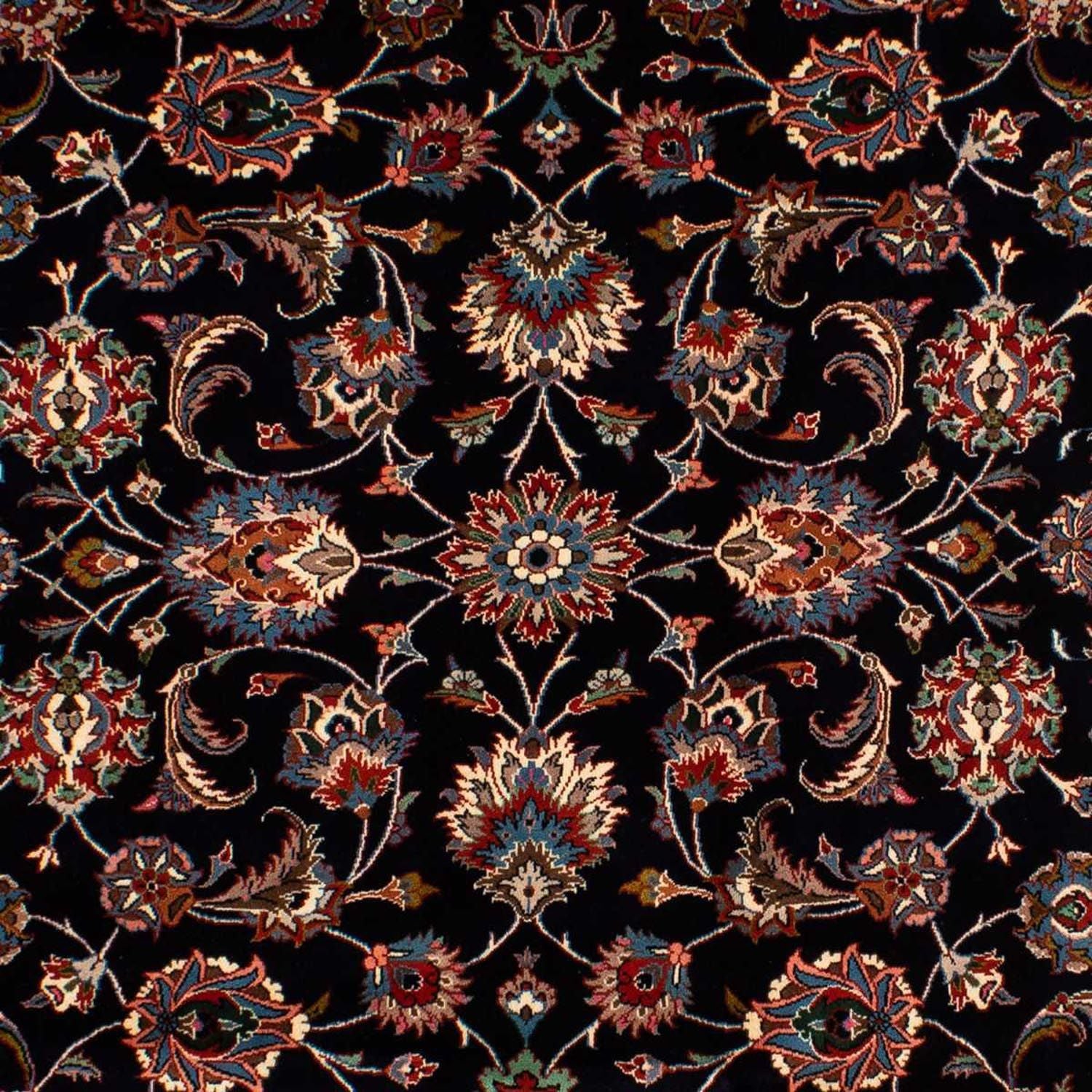 Tapis persan - Classique - 297 x 208 cm - bleu foncé