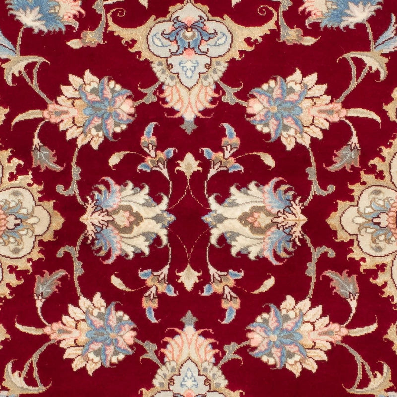 Tapis de couloir Tapis persan - Tabriz - Royal - 213 x 83 cm - rouge foncé