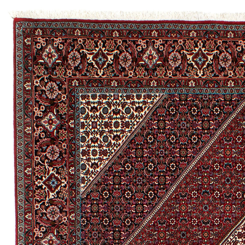 Tapis persan - Bidjar - 295 x 202 cm - rouge foncé