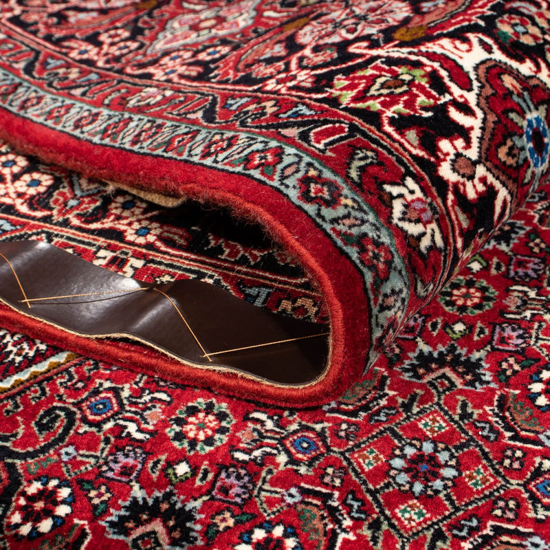 Tapis persan - Bidjar - 295 x 202 cm - rouge foncé