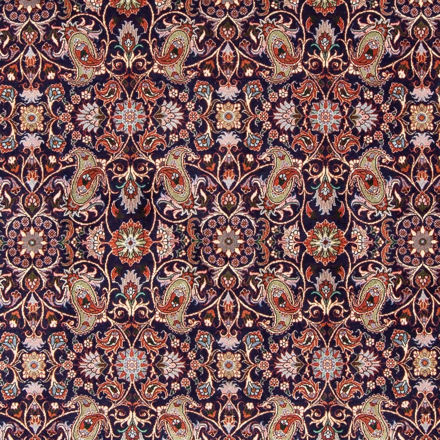 Tapis persan - Bidjar - 247 x 169 cm - bleu foncé