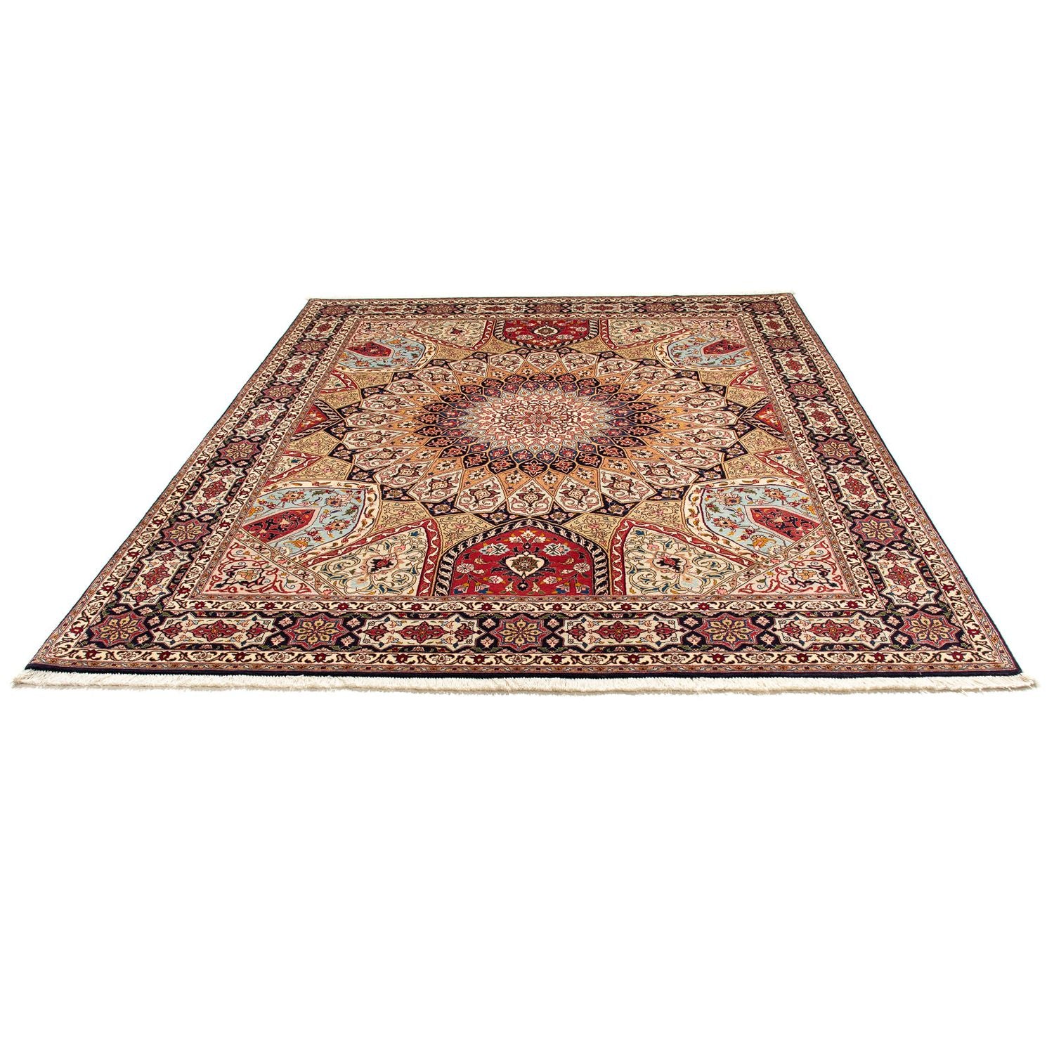 Tapis persan - Tabriz - Royal - 246 x 205 cm - multicolore