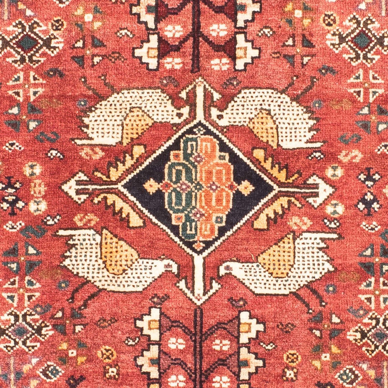 Tapis de couloir Tapis persan - Nomadic - 160 x 83 cm - rouge foncé