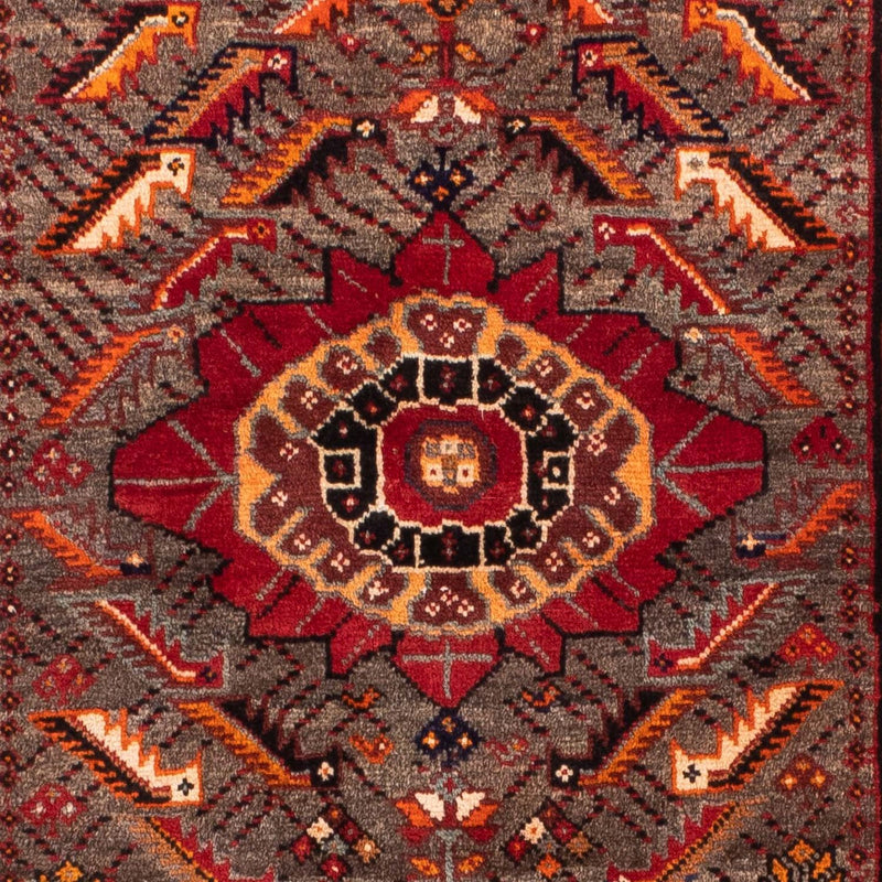 Tapis de couloir Tapis persan - Nomadic - 168 x 80 cm - rouge foncé
