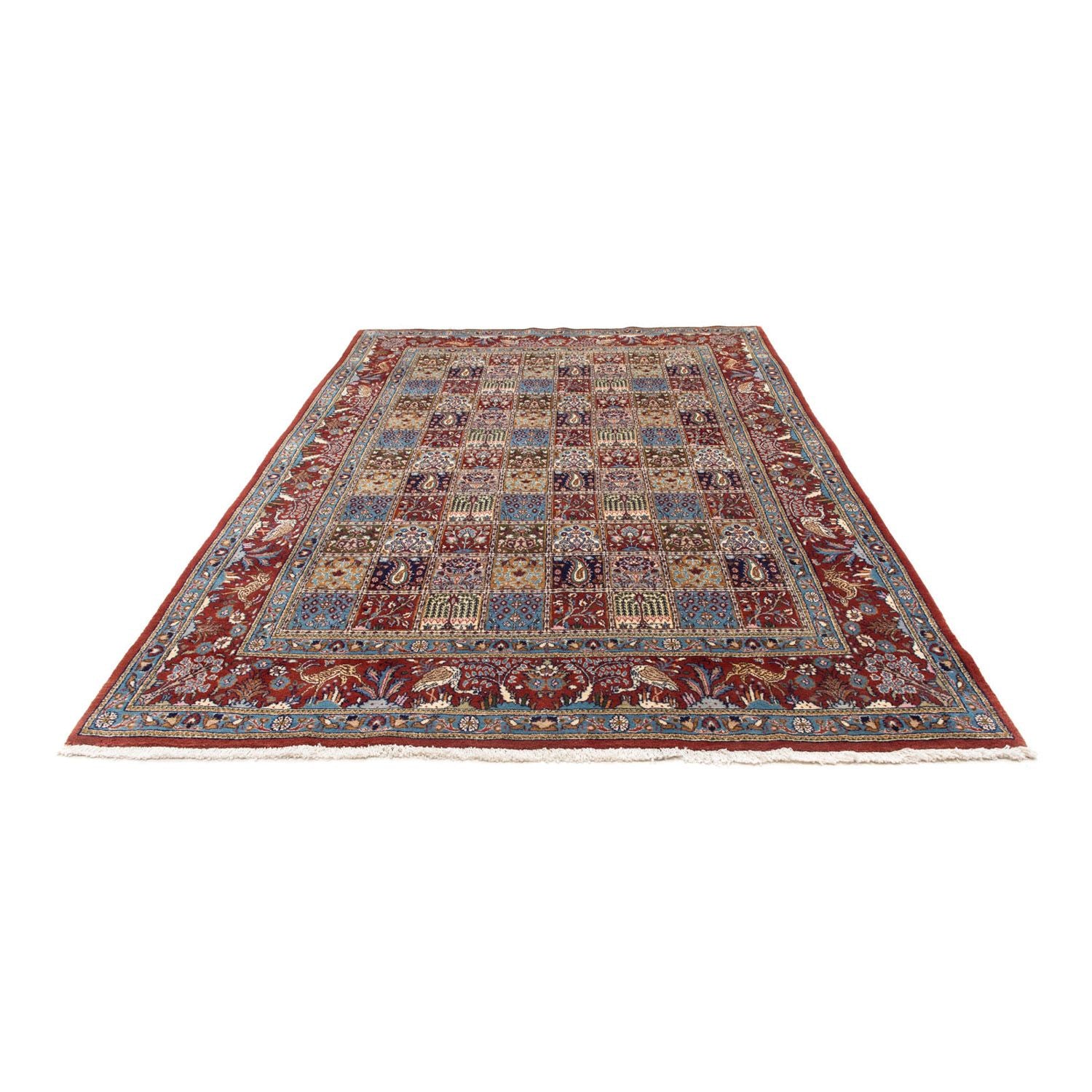 Tapis persan - Classique - 298 x 198 cm - rouge foncé