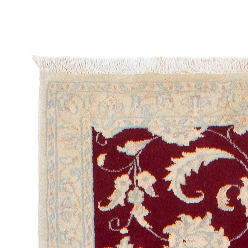 Tapis de couloir Tapis persan - Nain - 295 x 82 cm - rouge foncé
