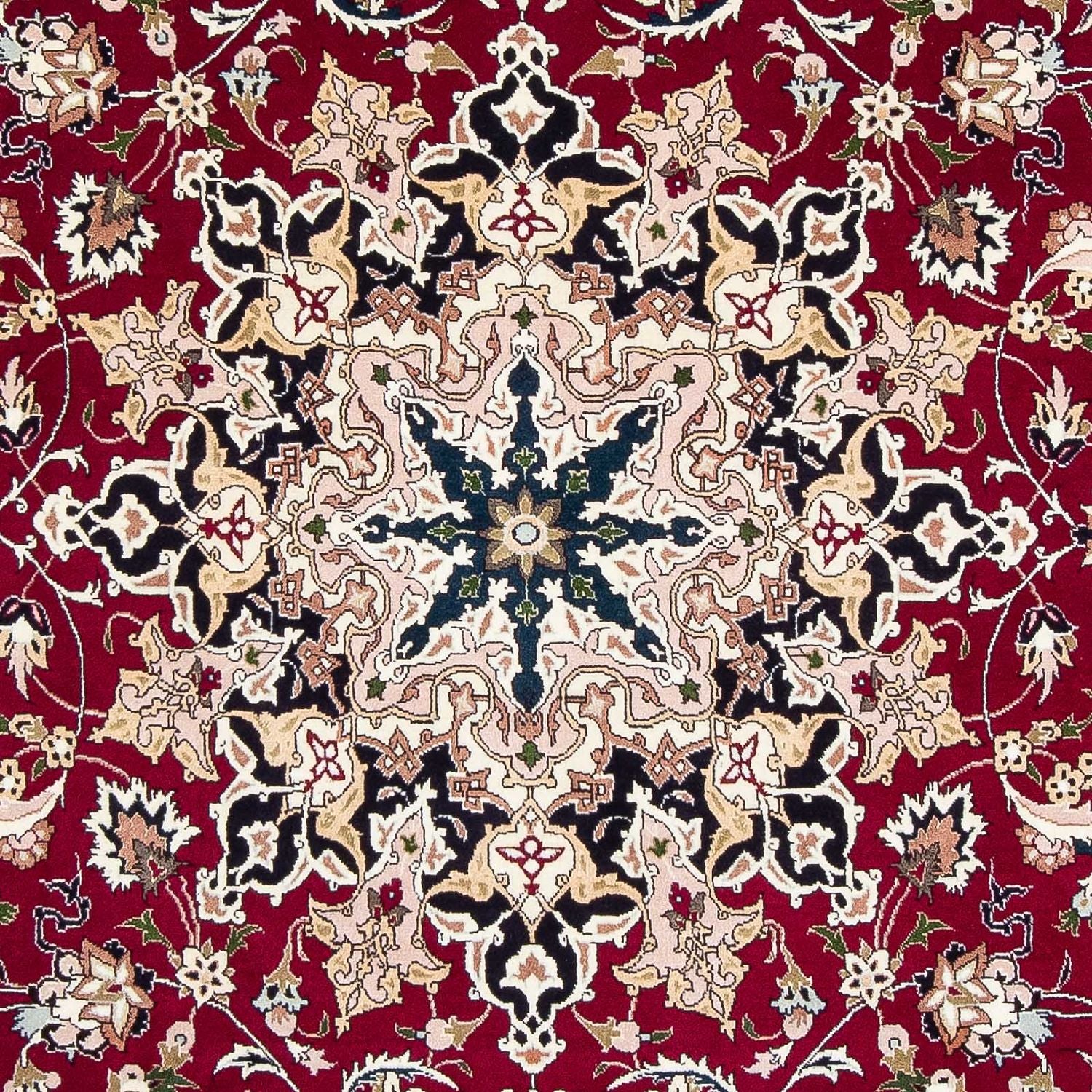 Tapis persan - Tabriz - Royal - 302 x 206 cm - rouge foncé