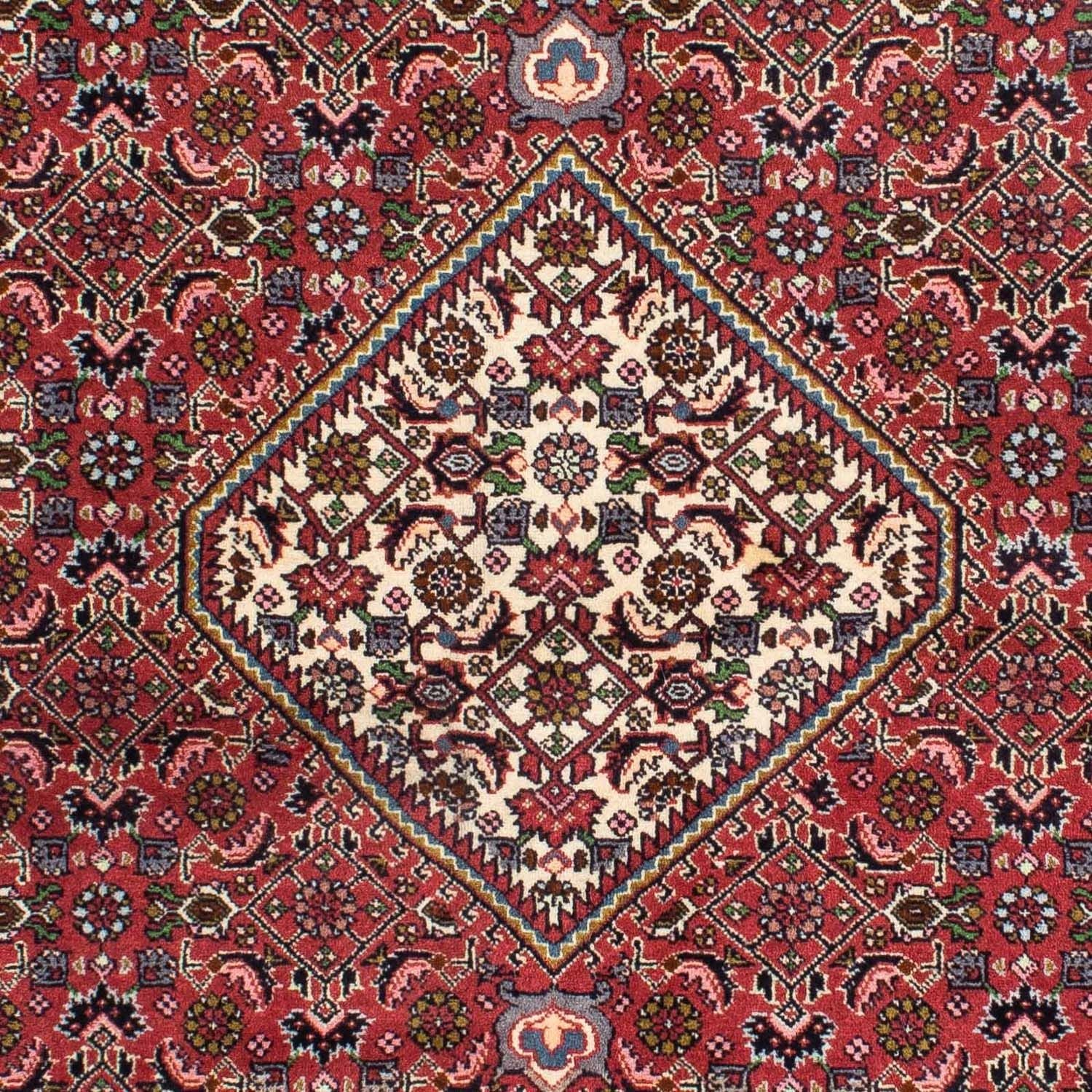 Tapis persan - Bidjar - 216 x 137 cm - bleu foncé