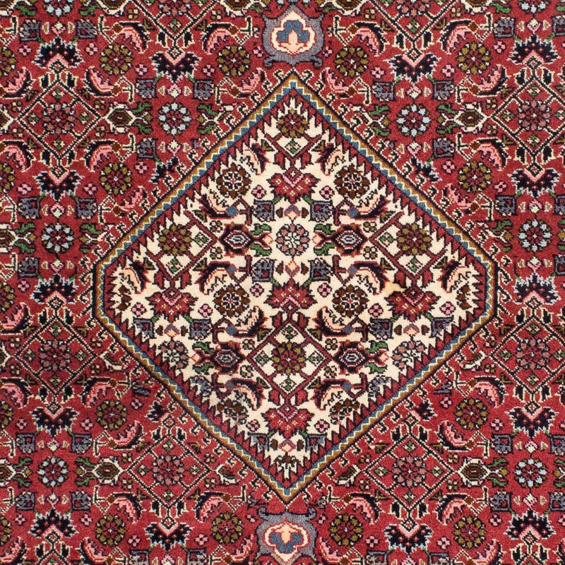Tapis persan - Bidjar - 216 x 137 cm - bleu foncé