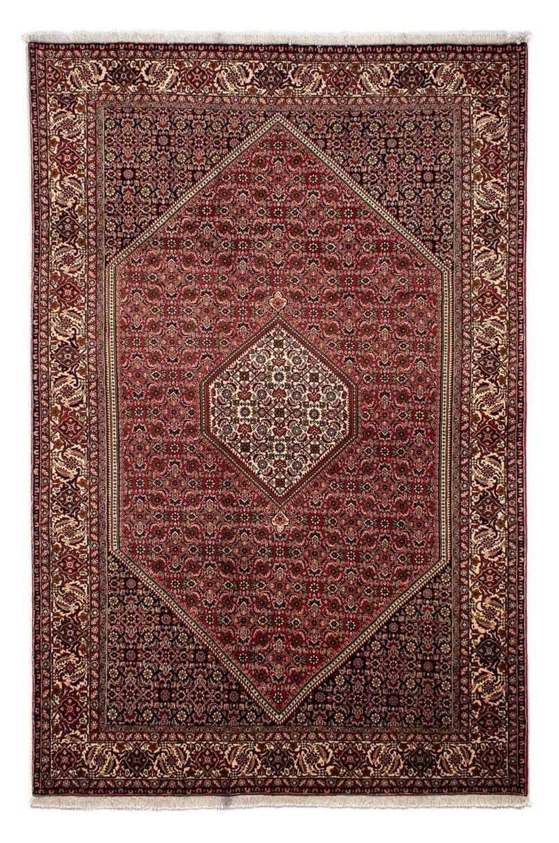 Tapis persan - Bidjar - 302 x 198 cm - rouge clair
