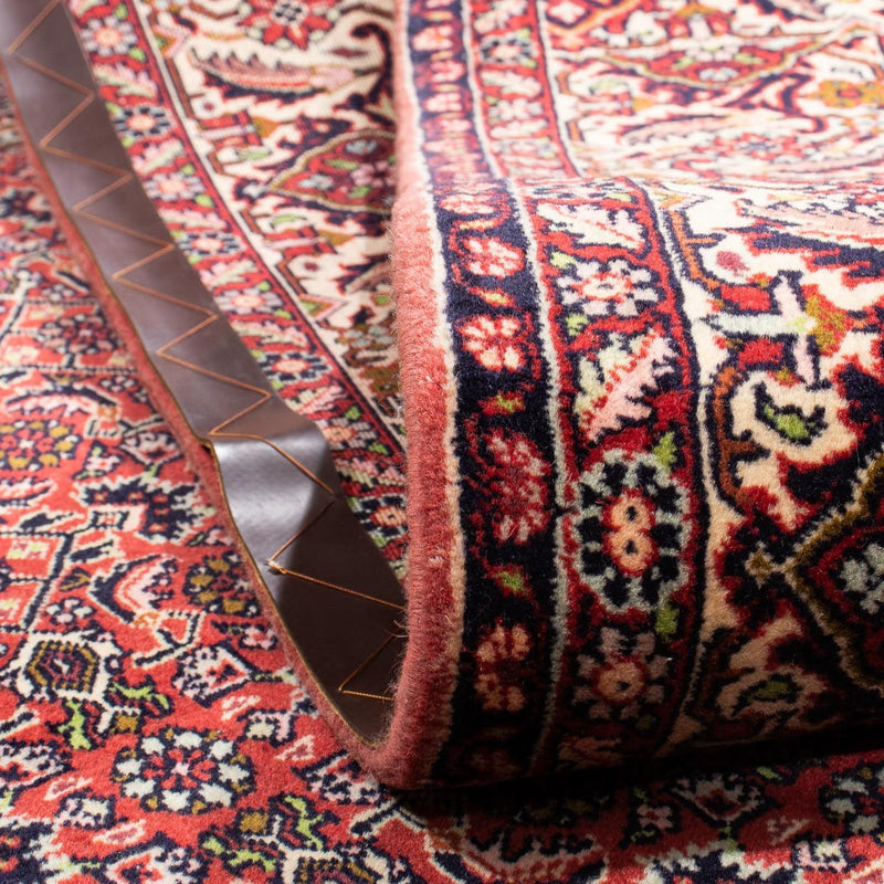 Tapis persan - Bidjar - 302 x 198 cm - rouge clair