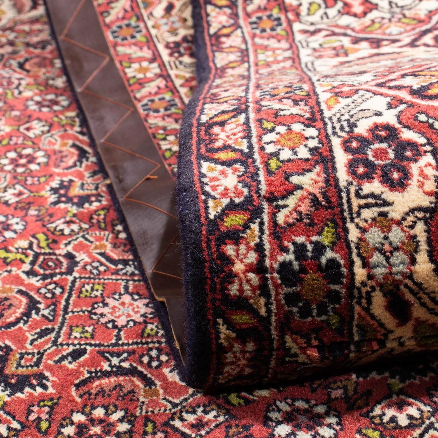 Tapis persan - Bidjar - 292 x 198 cm - marron