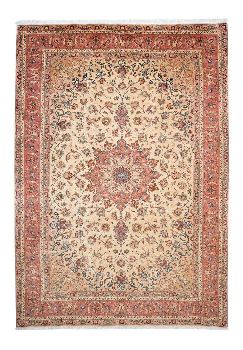 Tapis persan - Tabriz - Royal - 297 x 202 cm - marron clair