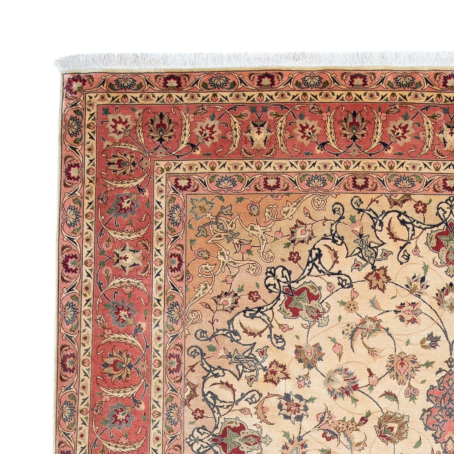 Tapis persan - Tabriz - Royal - 297 x 202 cm - marron clair