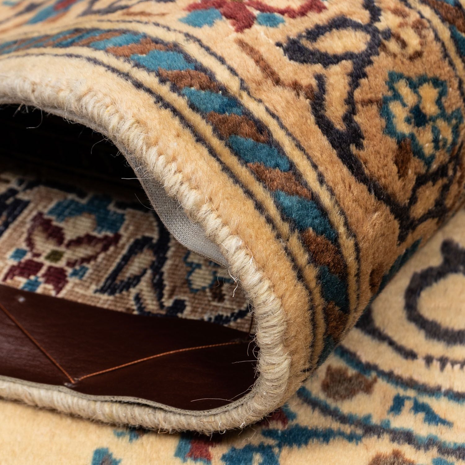 Tapis persan - Nain - Royal - 340 x 240 cm - beige foncé