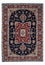 Tapis persan - Ghom - 198 x 142 cm - bleu foncé