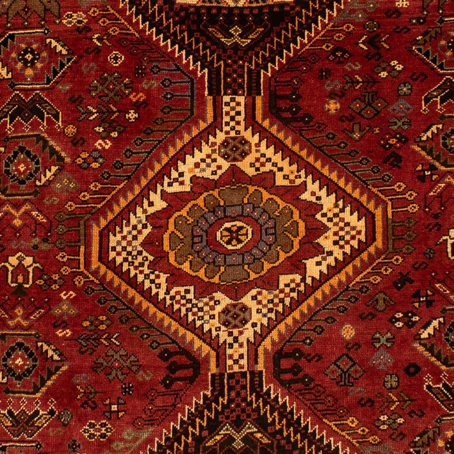 Tapis persan - Nomadic - 285 x 185 cm - rouge foncé