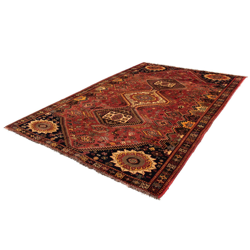Tapis persan - Nomadic - 285 x 185 cm - rouge foncé