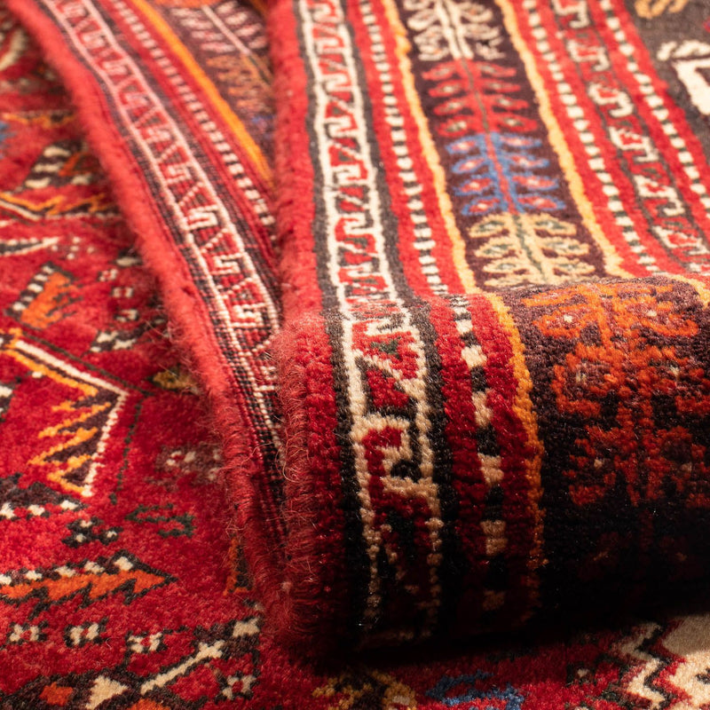 Tapis persan - Nomadic - 275 x 182 cm - rouge foncé