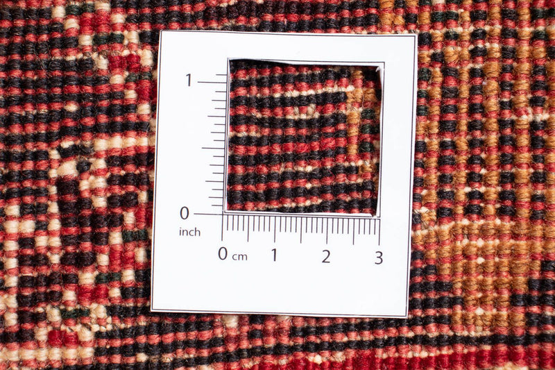 Tapis persan - Nomadic - 275 x 182 cm - rouge foncé
