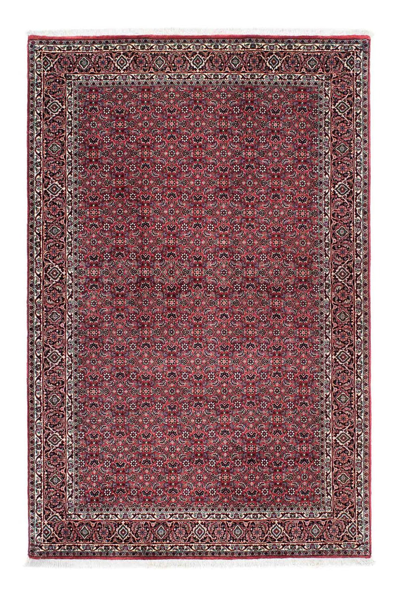 Tapis persan - Bidjar - 200 x 133 cm - rouge clair