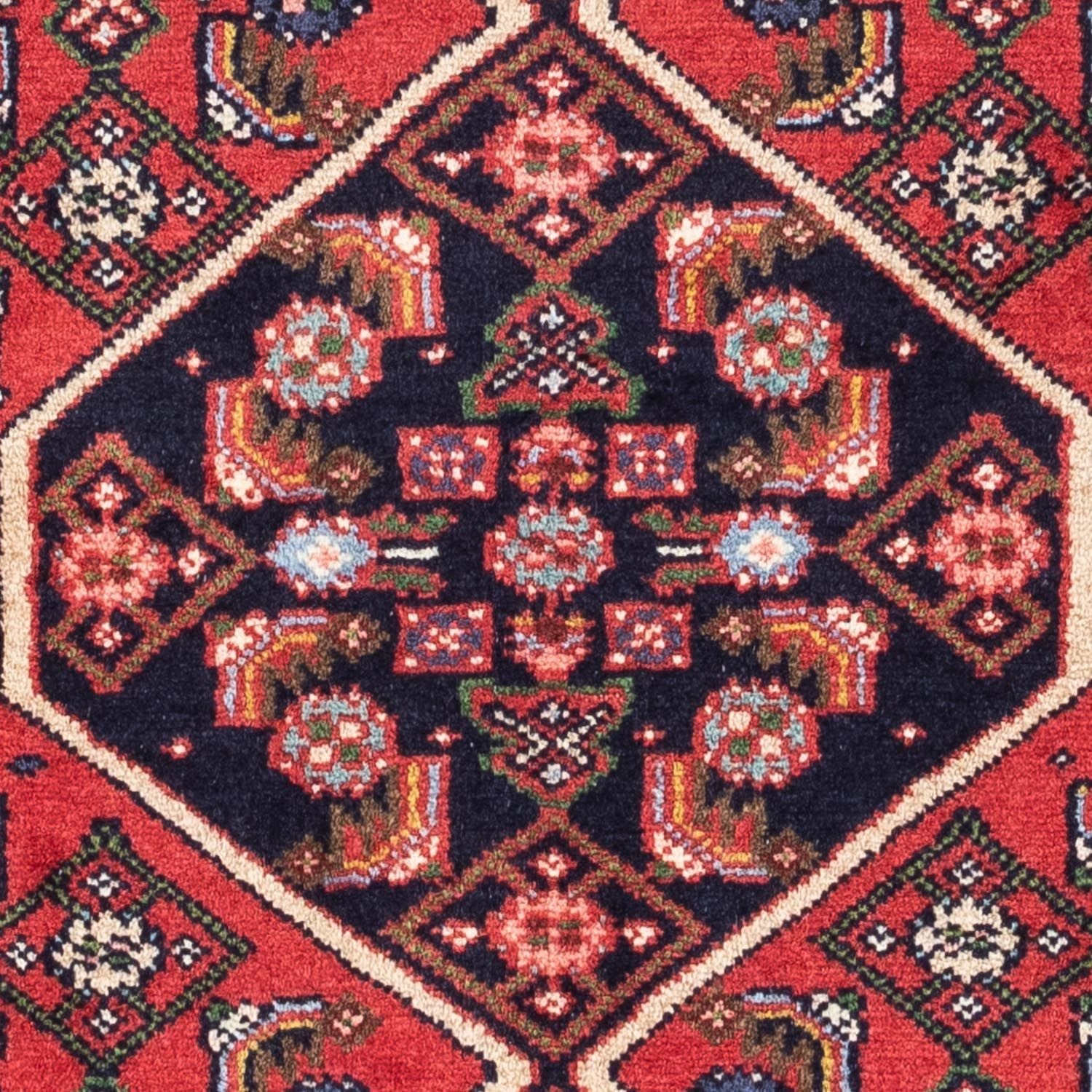 Tapis persan - Nomadic - 128 x 82 cm - rouge