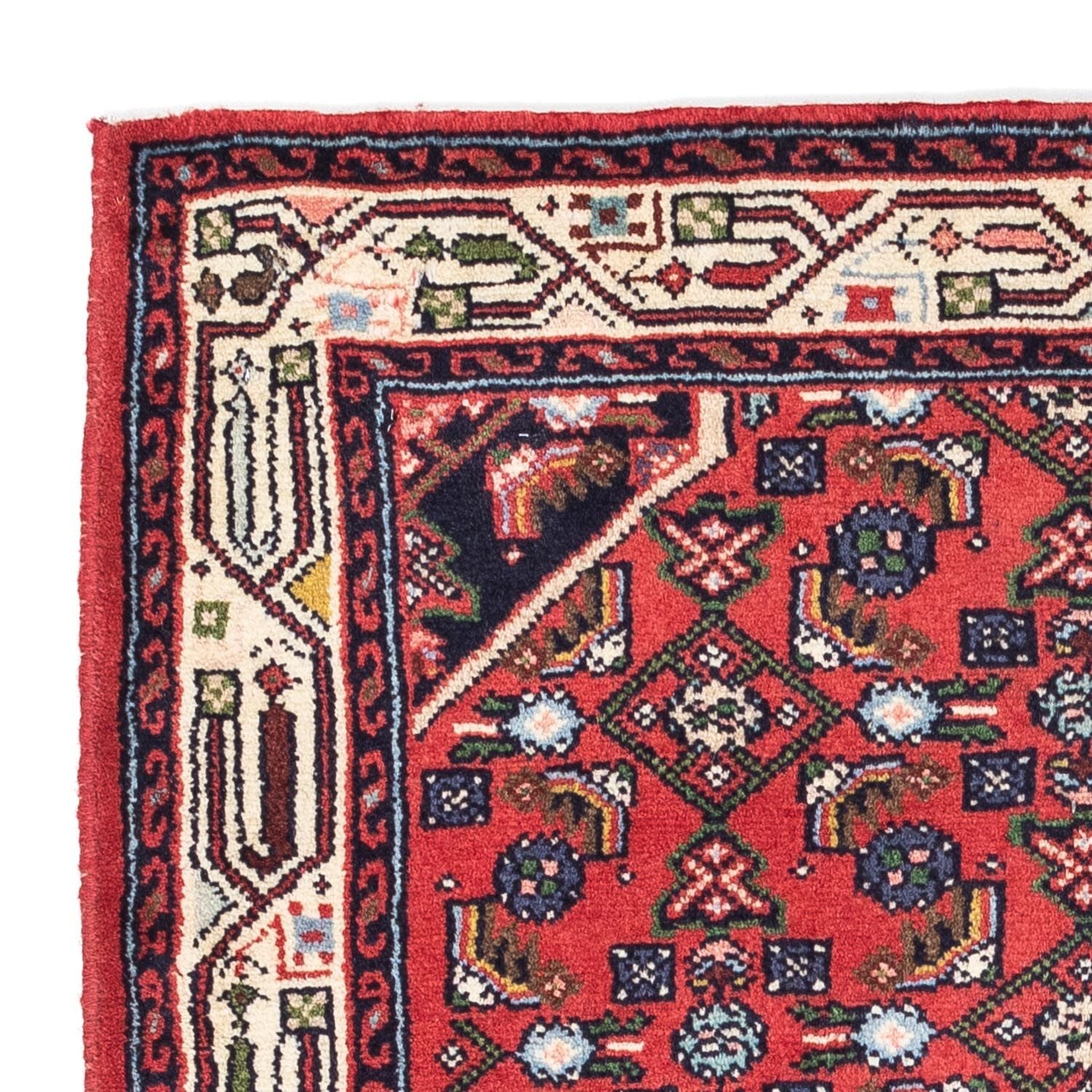 Tapis persan - Nomadic - 128 x 82 cm - rouge