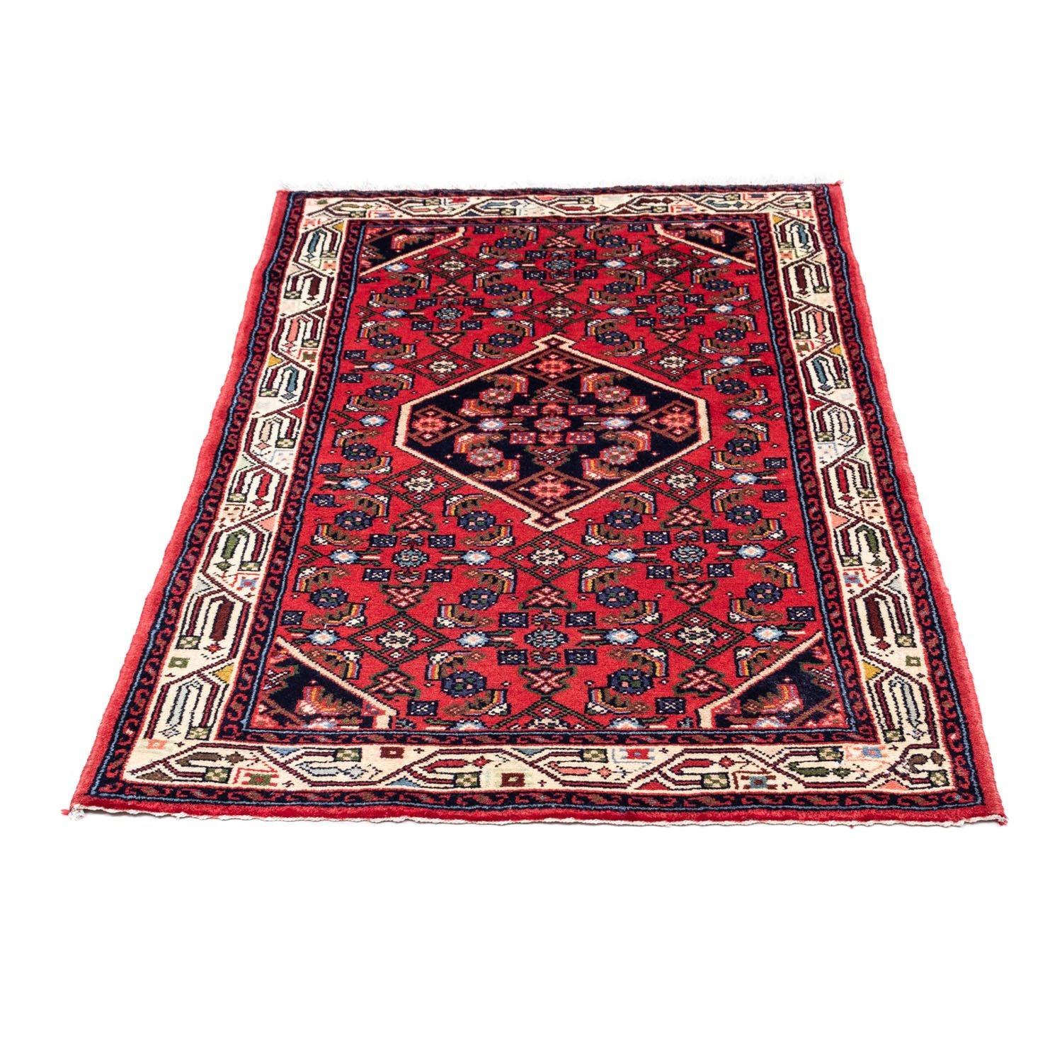 Tapis persan - Nomadic - 128 x 82 cm - rouge