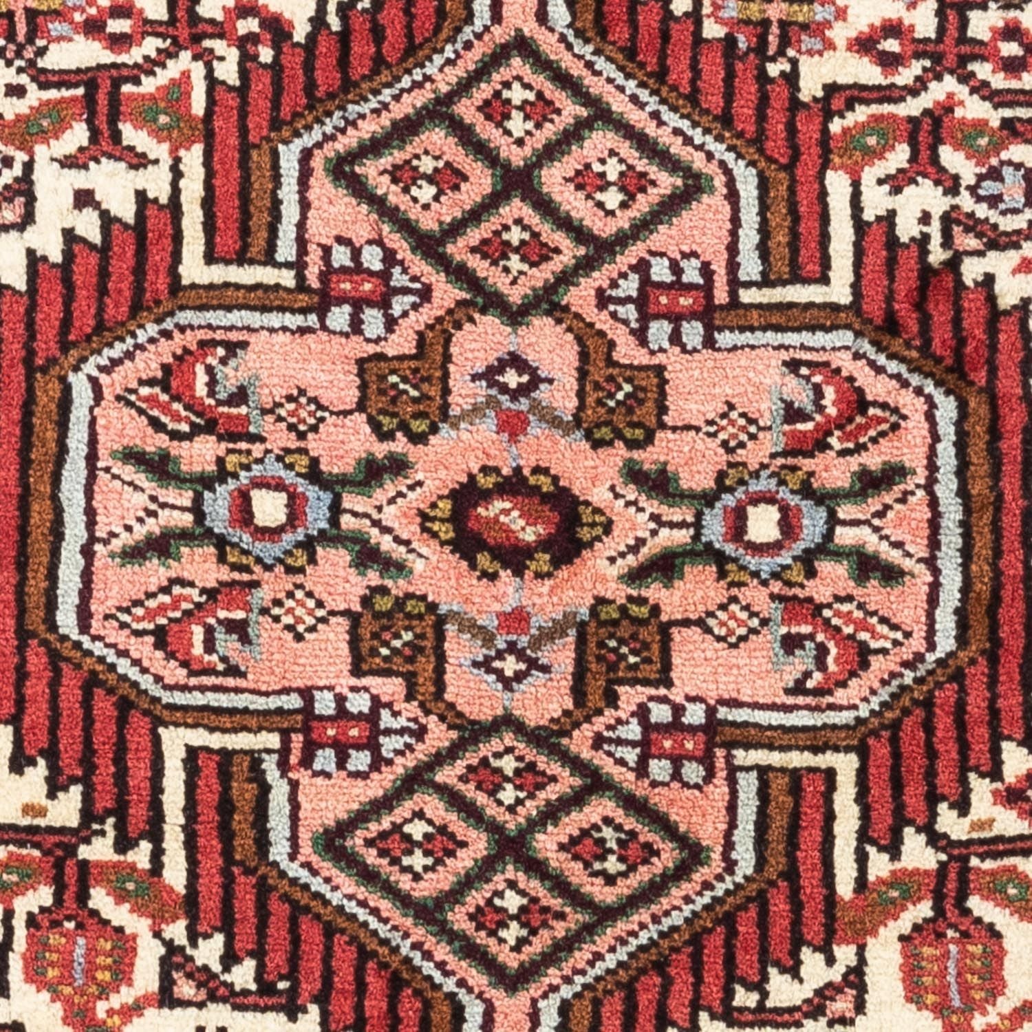 Tapis persan - Nomadic - 122 x 82 cm - rouge