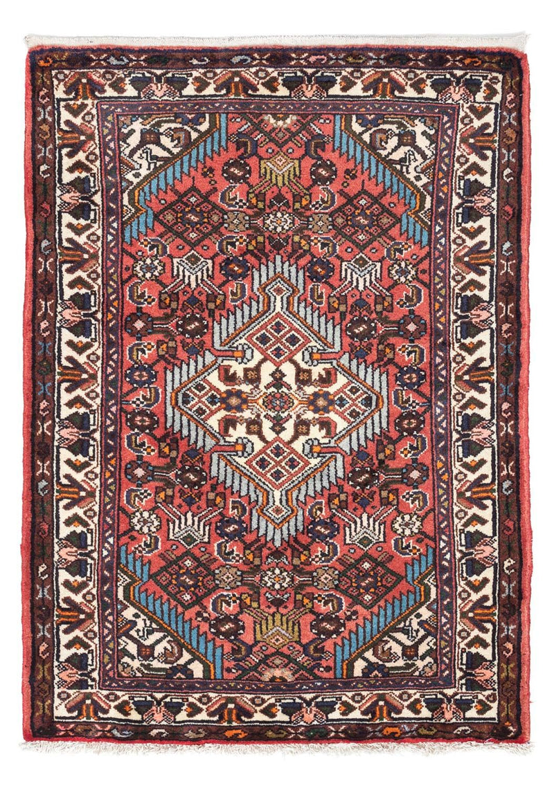 Tapis persan - Nomadic - 114 x 80 cm - rouge clair