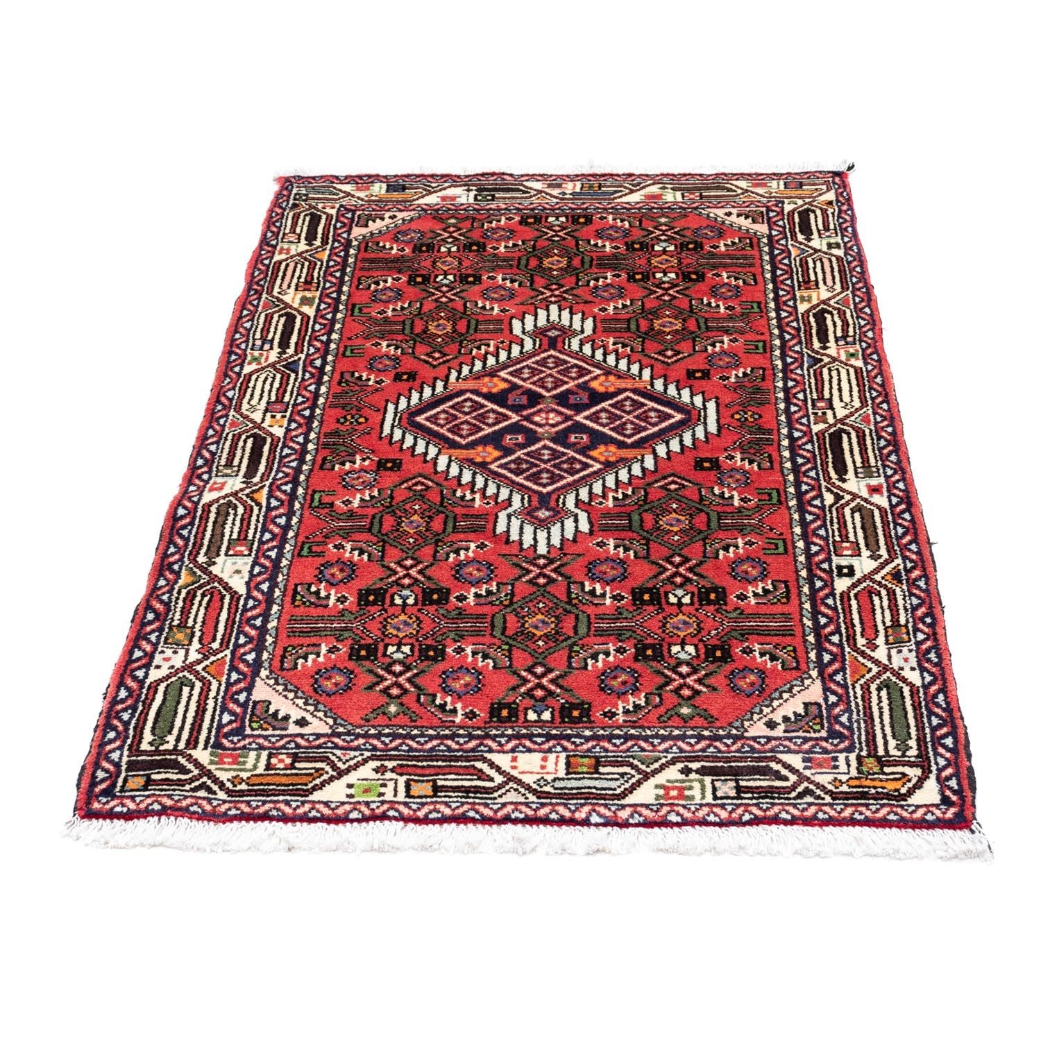 Tapis persan - Nomadic - 130 x 82 cm - rouge