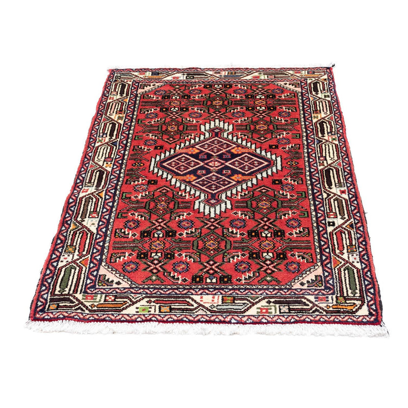 Tapis persan - Nomadic - 130 x 82 cm - rouge