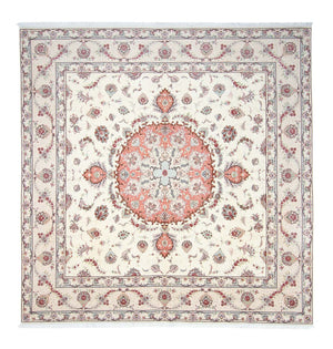 Tapis persan - Tabriz - Royal carré  - 309 x 295 cm - beige