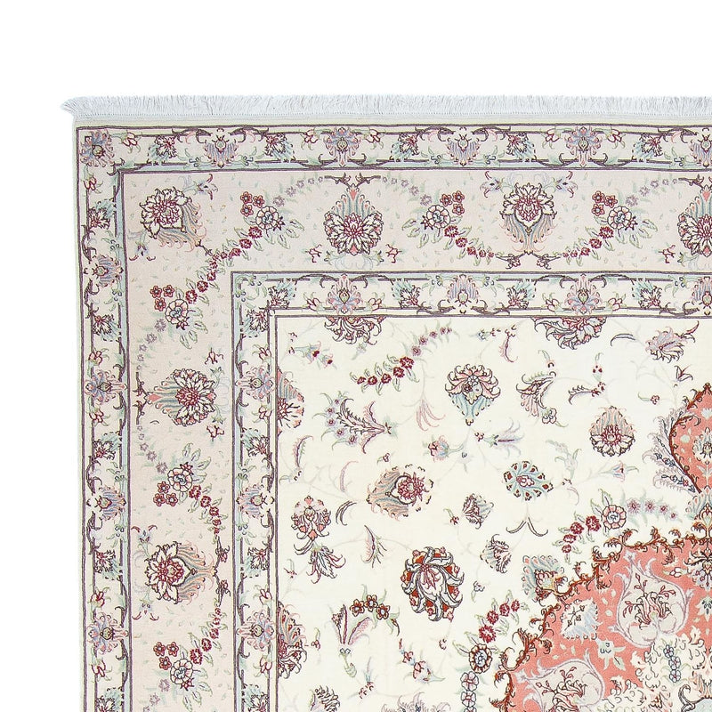 Tapis persan - Tabriz - Royal carré  - 309 x 295 cm - beige