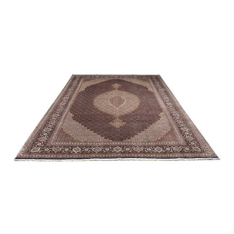 Tapis persan - Tabriz - 295 x 202 cm - bleu foncé