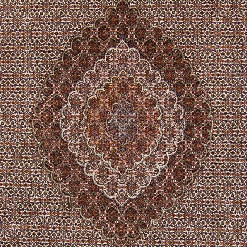 Tapis persan - Tabriz - 341 x 251 cm - marron foncé