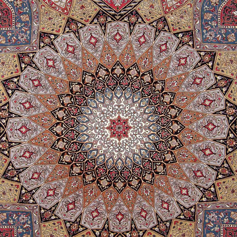 Tapis persan - Tabriz - Royal - 303 x 254 cm - multicolore