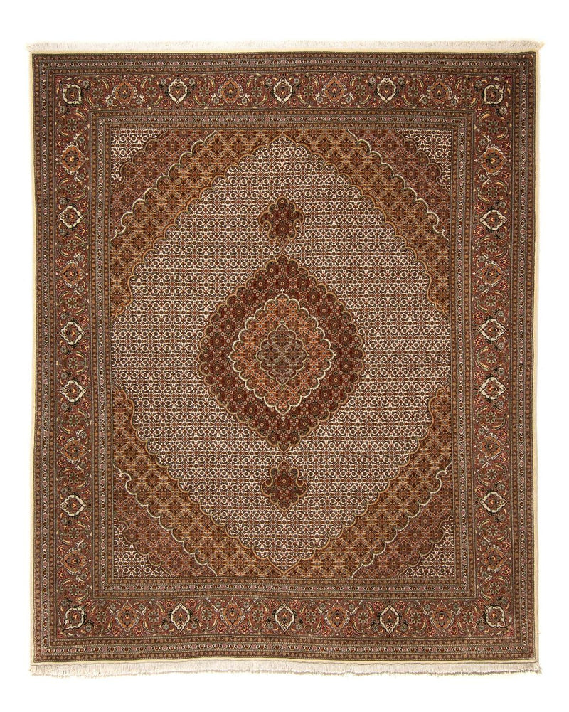 Tapis persan - Tabriz - 254 x 205 cm - marron