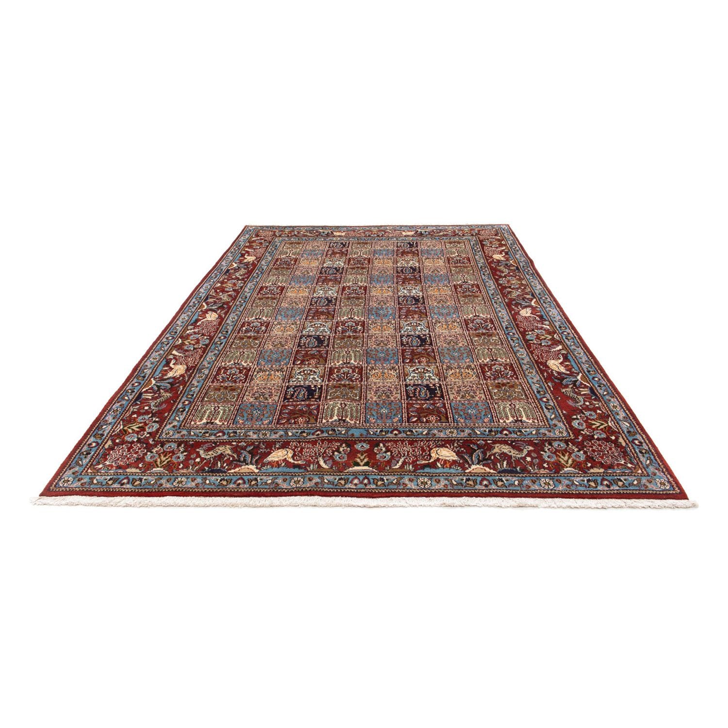Tapis persan - Classique - 295 x 202 cm - rouge foncé