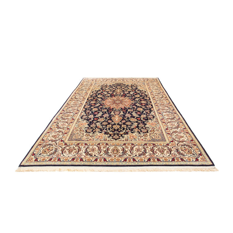 Tapis persan - Isfahan - Premium - 327 x 202 cm - bleu foncé