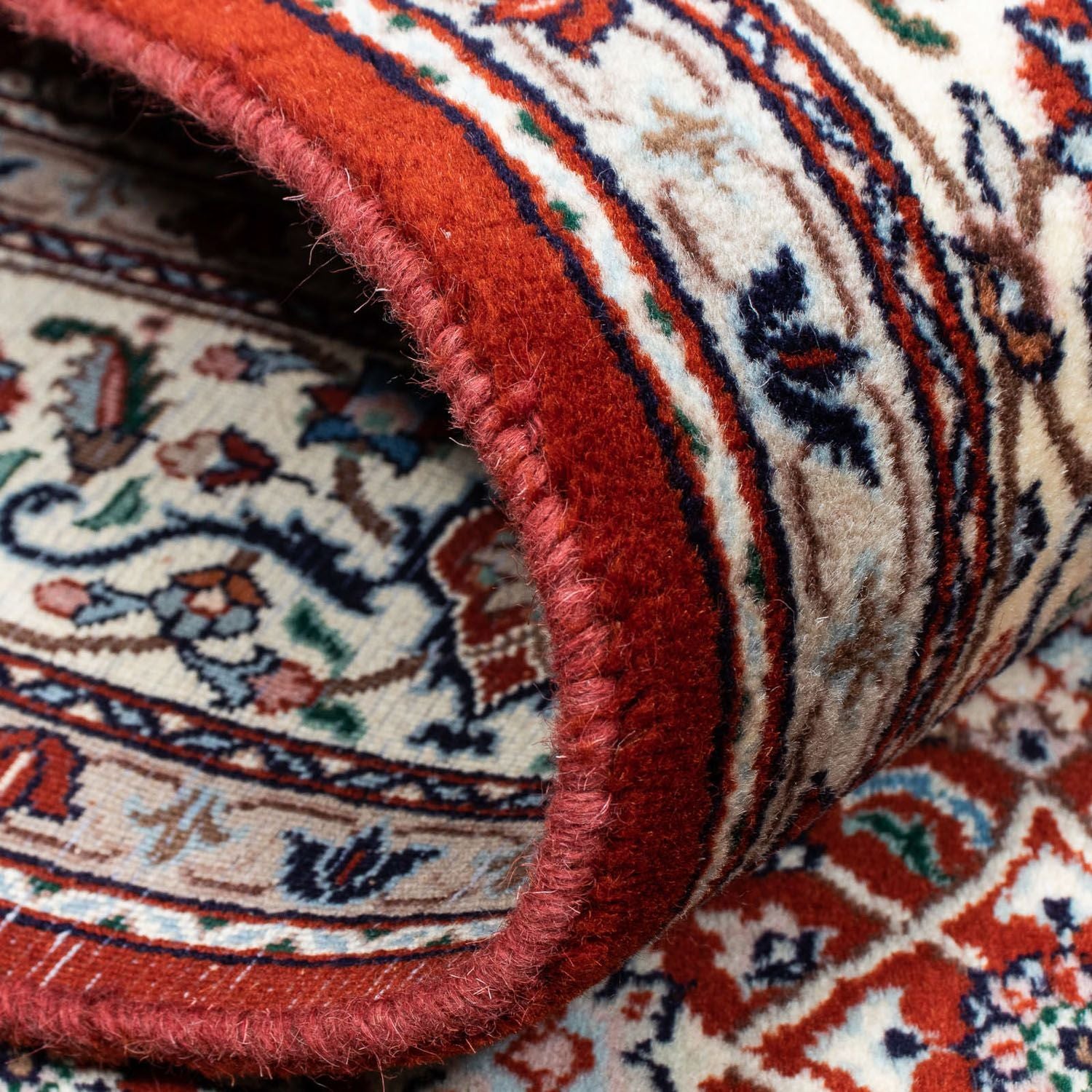 Tapis persan - Classique - 218 x 138 cm - rouge foncé